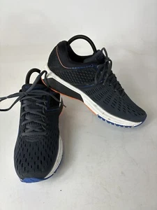 Brooks Ravenna 9 Men’s Size 8 Black Blue Athletic Running Shoes 1102801D025 - Picture 1 of 7