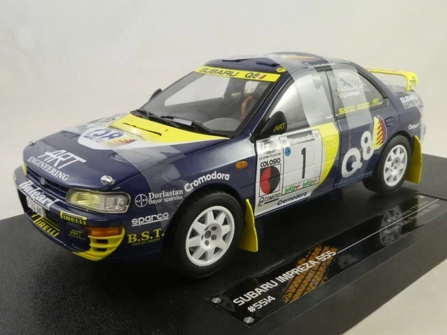 Sunstar Subaru Impreza 555 #1 Dallvilla winner Rally Piancavallo 1998 1/18 5514