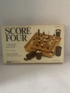 VINTAGE 1974 LAKESIDE SCORE FOUR 3D GAME NO. 8325 Complete - Picture 1 of 18