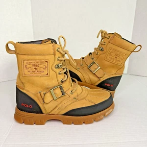 Polo Ralph Lauren Authentic Dry Goods Men's 8.5 D Leather Tenard Duck Boots - Picture 1 of 11