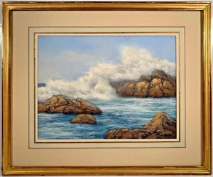 Listed American Artist Robert Leroy Knudson (b. 1929) Signed Pastel Painting - Picture 1 of 7