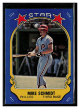 1981 Fleer Star Stickers #NNO Mike Schmidt