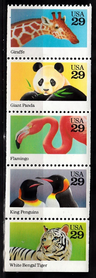 USA 1992 WILD ANIMALS BOOKLET OF 5 SCOTT 2709a MNH - Image 1 of 1
