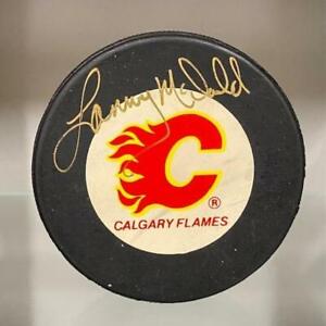 SIGNED Lanny McDonald (Calgary Flames) Puck (w/COA)