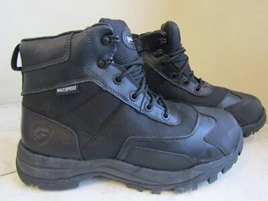 NWT Galls 6" Waterproof Composite Toe Wide Mens Black Side Zip Boots Size 9.5 W - Picture 1 of 9