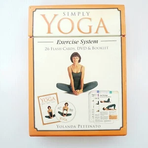 Simply Yoga Exercise System Box Set DVD 26 Flash Cards Booklet Yolanda Pettinato - Picture 1 of 23