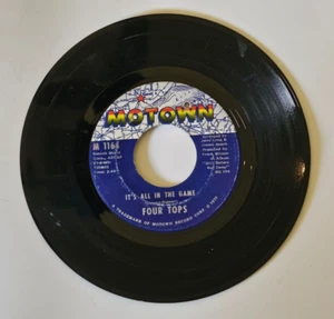 Four Tops It's All In The Game & Love Is The Answer M 1164 No Sleeve - Imagen 1 de 2
