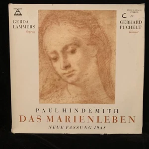 HINDEMITH Das Marienleben - Lammers, Puchelt - BARENREITER MUSICAPHON - ST 2LP - Picture 1 of 6