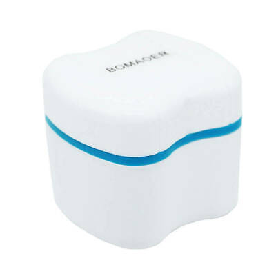 New Denture False Teeth Box Bath Appliance Storage Case Rinsing Basket Container • 2.99£