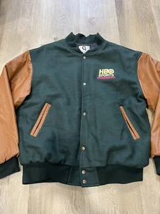 Vintage 90’s HBO Sports Inside the NFL Letterman Varsity Jacket XL - Picture 1 of 9