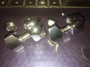 1x LH Semi Closed Tuning Peg Fender Squier 3L3R Guitars Use for G,B,or e String - Picture 1 of 4