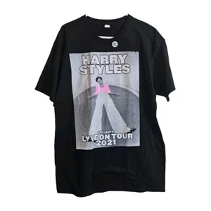 T-shirt Harry Styles Love On Tour 2021 nera taglia XL uomo - Foto 1 di 3