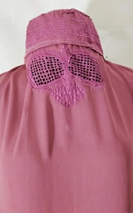Afghanischer Abaya Schleier Islamischer Hijab Muslim Kaftan Premium Afghan Damen Topi Burka - Bild 1 von 5