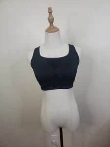 Patagonia Switchback Sports Bra 38 C/D Black High Impact Compression Fit - Picture 1 of 5