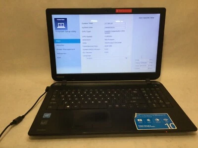 Toshiba Satellite C55-B5319 / Intel Celeron N2840 @ 2.16GHz / (MISSING PARTS) MR - Image 1 of 4