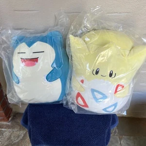 Squishmallow Pokemon Center Exclusive Snorlax + Togepi 12 Inch Bundle New - Picture 1 of 1