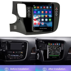 Für Mitsubishi Outlander 3 2013-2020 Vertikal Android 10.1 2+32 GB Autoradio GPS - Picture 1 of 13