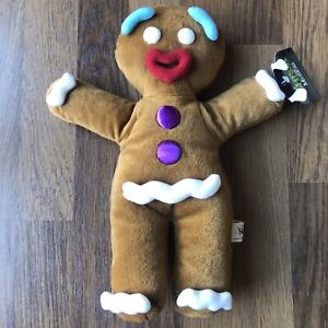 Shrek The Musical Gingerbread Man Hand Puppet 35cm Plush 2010 NWT Vent Toy