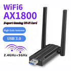 WIFI Adapter WLAN USB 3.0 Stick 1300/1800Mbps Dual-Band Dongle Antenne für PC DE