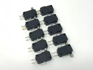 10 Stück Rollenbegrenzung Micro Switch MX12 16A 250V AC Schwerlast Metall Walze NO & NC - Bild 1 von 1