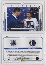 2022-23 Panini Photogenic Respect Luka Doncic Dirk Nowitzki #1 HOF