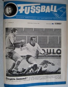 Fußball Monatsschrift Saarland Fußballverband 1969 + 1970 Jahrgang 12 + 13 - Picture 1 of 2