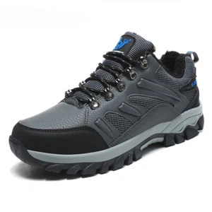 Winter Warm Men's Hiking Shoes Waterproof Wear Resistant Couple Snow Boots - Picture 1 of 29