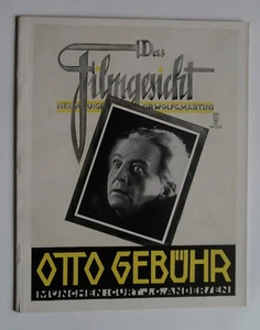 R40777   Das Filmgesicht OTTO GEBÜHR 1928  - Picture 1 of 8