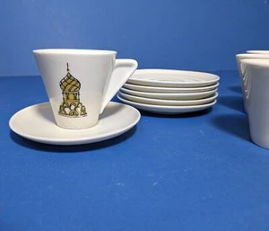 Zaren Kaffee MOKKATASSEN cremefarbenes Porzellan Entwurf Anton Riemerschmid - Bild 1 von 6