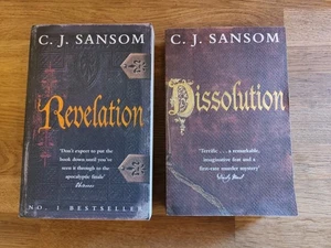 BOOK - Bundle Of X2 C. J. Sansom Historical Detective PB Dissolution Revelation  - Imagen 1 de 2