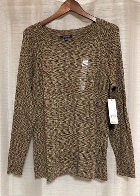 NwT Relativity Women’s Size 3X PLUS Round Neck Knit L/S Stretch Core Sweater  - Image 1 of 4