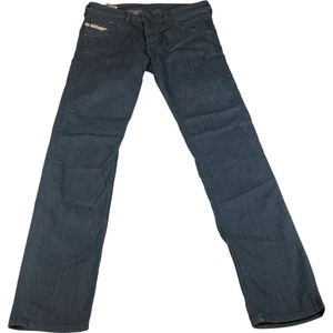 Diesel Belther Mens Jeans W32 L32 Blue Reg Slim Tapered Stretch Denim Wash 0837L - Picture 1 of 15