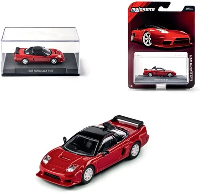 Collection 1995 Honda NSX-R GT, Auto in Metallo Rosso E Nero, Scala 1:64, Ruote  - Immagine 1 di 4