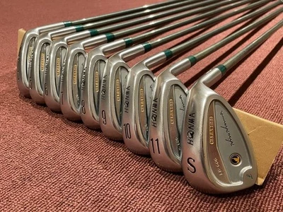 Ladies HONMA GOLF LB-606 H&F 9pcs Iron Set 4-11/SW Flex-L 1STAR No Head Cover - Image 1 of 4