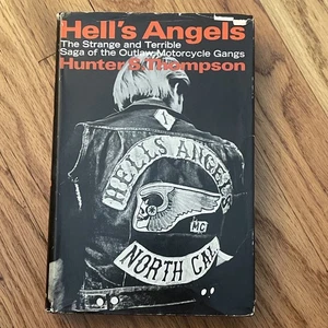 Hell’s Angels Hunter S. Thompson 1967 HC DJ Motorcycle Gang Book Club Ed - Picture 1 of 8
