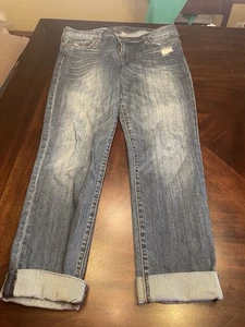 Kut From The Kloth Women's Size 10 Jeans Catherine Boyfriend Distressed Jeans - Picture 1 of 7