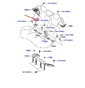 TOYOTA Corolla Cross XG10 Rear Seat Back Right Hinge 7130310060 NEW GENUINE - Picture 1 of 2
