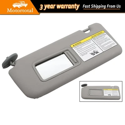 74320-42420-B0 For 2004-2005 RAV4 Toyota Gray Driver Sunvisor Shade New Foto 1 de 4