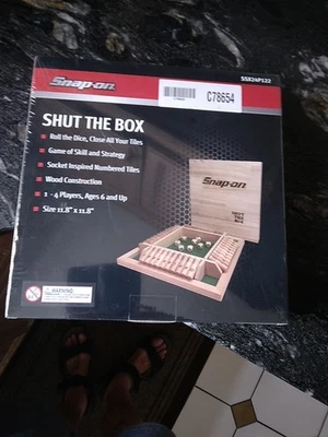 Snap-On Shut the Box Board Game Collectible Edition - Image 1 of 2