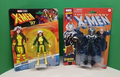 Lote Hasbro Marvel Legends X-Men 97 Rogue & Warlord (Professor X) (DAÑOS EN TARJETA) Foto 1 de 4