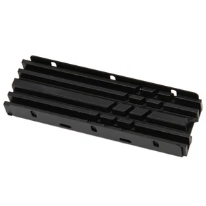 M.2 NVMe Heatsink Double Sided 3 Thermal Pads Silver Plated SSD Heat Sink Fo NEW - Afbeelding 1 van 12
