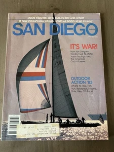 June 1983 San Diego Magazine America’s Cup Theatre Padres Gamble Art Acceptable - Picture 1 of 12