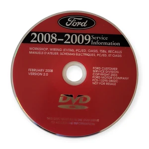 2008-2009 - Ford Service Information DVD - Versión: 2.0 - Febrero 2008 - Imagen 1 de 1