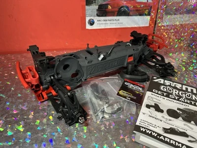 Arrma Gorgon 4X2 MEGA 1/10 Monster Truck Red Roller Chassis - Image 1 of 4
