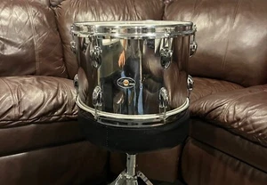 VINTAGE Slingerland 13x9 tom 1970s - Chrome over Wood 3 ply - Picture 1 of 5