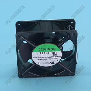 1PC New SUNON A2123-HBT GN 220V 0.14A 12cm 12038 cooling fan Free Ship - Picture 1 of 5