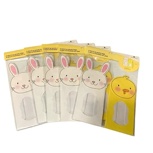 20 Easter Bunny Chick Cutout Bags Treat Egg Hunt Ducks Rabbit Basket Candy Cute - Picture 1 of 6