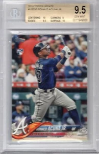 RONALD ACUNA JR 2018 TOPPS UPDATE RC #250 BGS 9.5 GEM MINT **ATLANTA BRAVES** - Picture 1 of 2