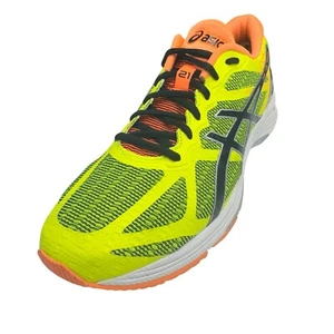 Asics DS Trainers 21 Running Shoes Neon Yellow T624N Men's Size 9M - Picture 1 of 19