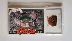 Pin conmemorativo del estadio conmemorativo de los Baltimore Orioles 1991/anuncio local de Toyota - Imagen 1 de 4